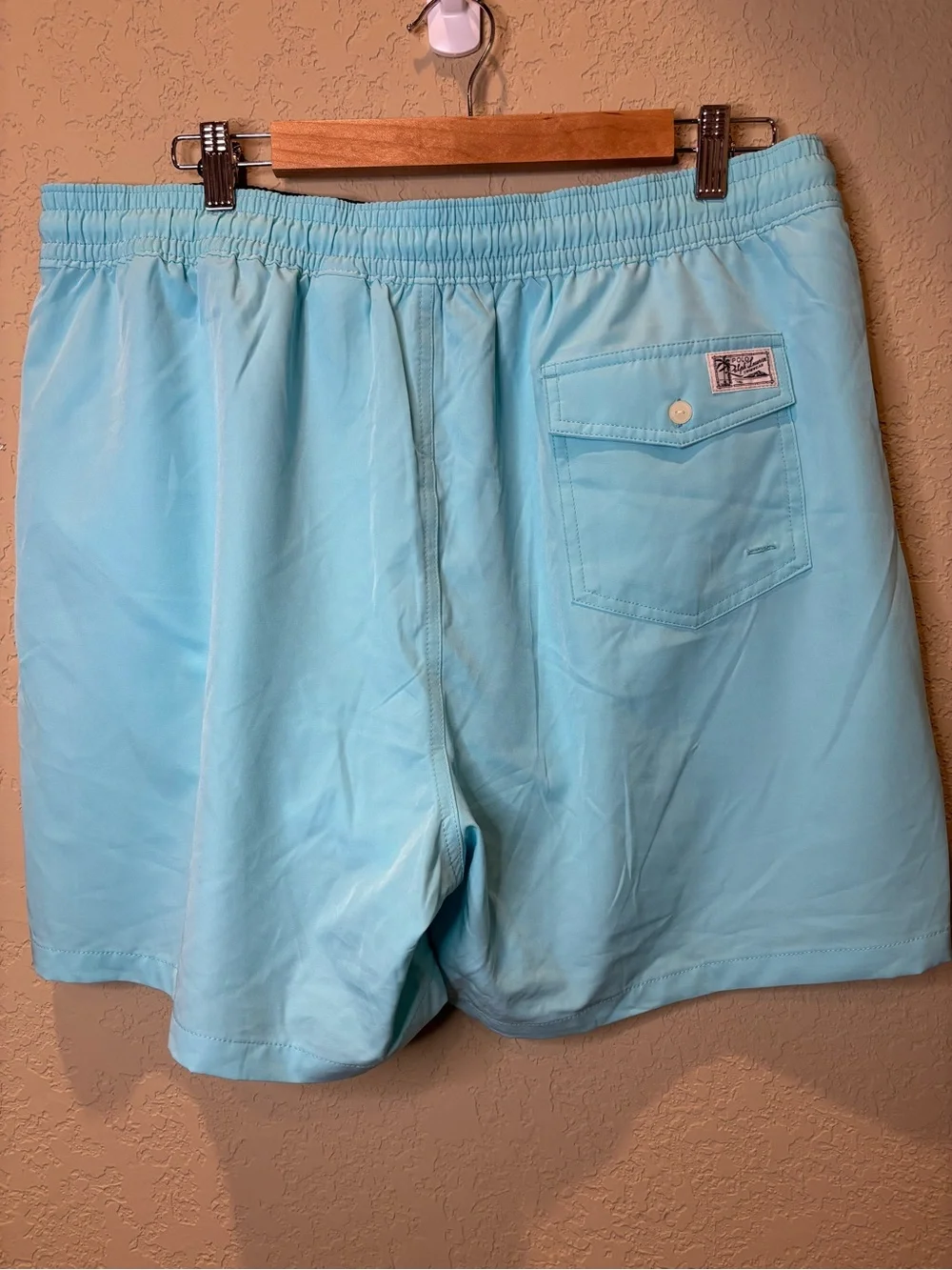 Polo by Ralph Lauren Aqua Blue Men's Swim Trunks